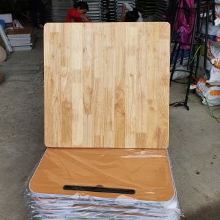 mặt bàn vuông gỗ cao su 60×60