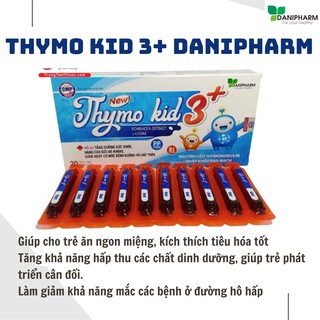 Tăng sức đề kháng Thymo Kid 3+ DANIPHARM (hộp 20 lọ*10ml)