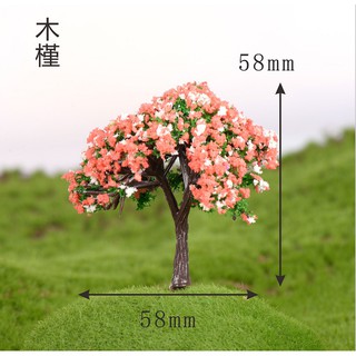 Mô hình cây hoa Phù Dung để trang trí bonsai, miniature