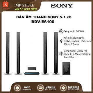 Dàn âm thanh Sony BDV - E6100 5.1Ch Công suất 1000W Hàng chính hãng