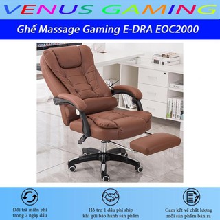 Ghế Massage E-DRA EOC2000 - Ghế chơi game, văn phòng cao cấp - Chính hãng - Bảo hành 12 tháng
