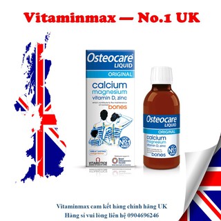 VITAMINMAX CHÍNH HÃNG - Hỗ trợ xương khớp Canxi dạng nước Osteocare Liquid Original 200ml của Anh
