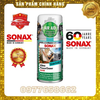 Lọ Khử Mùi Điều Hòa⚡ 𝐅𝐑𝐄𝐄 𝐒𝐇𝐈𝐏⚡ Sonax Car A/C cleaner Tropical Su 100ml 323100 (1)