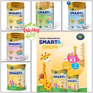 Sữa bột SmartA IQ 1,2,3 Lon 900g Hỗ trợ phát triển não bộ & dinh dưỡng cho bé_Duchuymilk