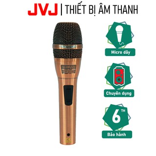 Micro karaoke có dây JVJ GM-6.3 dài 4m Cho Âm Ly, Loa Kéo , Loa Karaoke Bluetooth Jack 6.5 Thông Dụng (1)