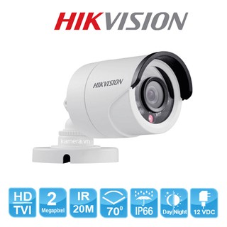Camera HD-TVI hồng ngoại 2.0 Megapixel HIKVISION DS-2CE16D0T-IRP -Hàng chính hãng