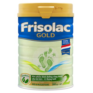 Sữa bột Frisolac Gold số 2 Lon 380g_850g
