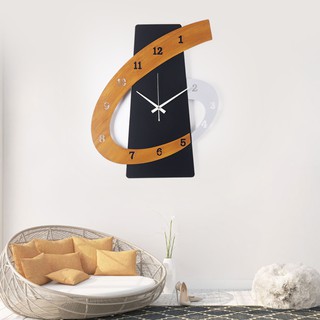 Đồng hồ treo tường cao cấp AILIEN PUDU BK0403 - Thiết kế độc đáo cho phòng khách của bạn