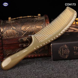 Lược sừng xuất Nhật - COH173 (Size: L - 19,5cm) Thân dài tiện dụng rất đẹp ❤️FREESHIP đơn > 50k❤️ HAHANCO - Chăm sóc tóc