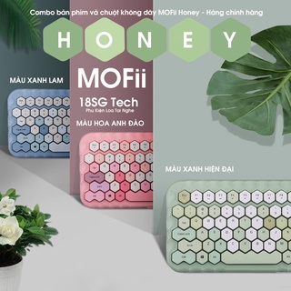 Combo bàn phím và chuột không dây MOFii Honey - Hàng chính hãng | Siêu phẩm Cute được săn Lùng Tranh Nhau Mua