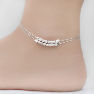 Lắc chân nữ bi dây hạt cườm dễ thương phụ kiện trang sức thời trang hàn quốc 🔝🔝 namimi