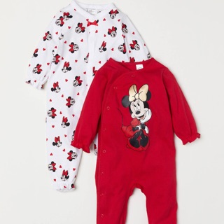 [CHÍNH HÃNG] Sleep suit Minie H&M cho bé gái - 100% chất cotton