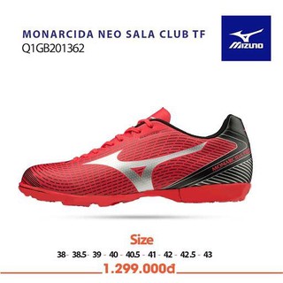Giày Bóng Đá Cỏ Nhân Tạo Chính Hãng Mizuno Monarcida Neo Sala Club Đỏ TF