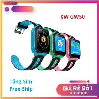 [Sale Khủng - Free Ship - Tặng Sim 4G_Sạc] Đồng Hồ KIDS WATCH GW50 Có Camera_Đèn Pin