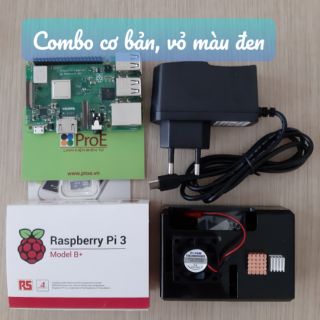 Combo máy tính nhúng Raspberry Pi 3 Model B+ Made in UK