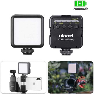 Đèn led hỗ trợ quay phim cho máy ảnh, điện thoại smartphone | Ulanzi VL49