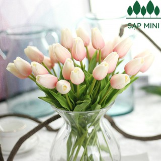 Hoa giả - Hoa lulip giả 34cm dùng trang trí cực đẹp