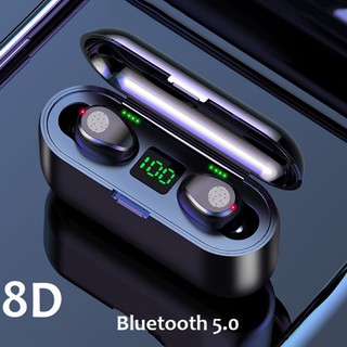 Tai Nghe Bluetooth F9 True Wireless 5.0 ⚡ FREE SHIP ⚡ Tai Nghe Không Dây, Cảm Ứng Vân Tay, Chống Nước