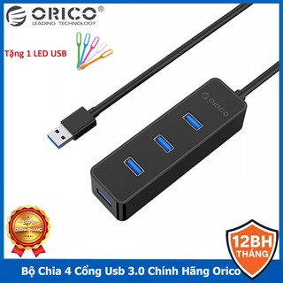 Bộ chia 4 cổng USB 3.0 W5PH4 Orico️Hub USB 3.0 Tốc độ cao Chính Hãng Orico ️Bảo hành 12 tháng 1 đổi 1 ️Tặng 1 LED U