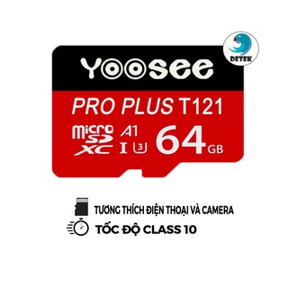 Thẻ nhớ Yoosee 64Gb Class 10 chuyên dụng cho Camera IP (Loại theo máy) Chính hãng bh 12 tháng