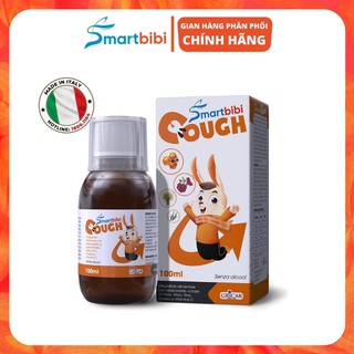 Siro ho Smartbibi Cough 100ml - Hỗ trợ giảm ho, bảo vệ họng cho trẻ 6 tháng tuổi trở lên.