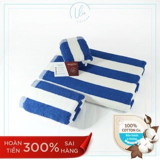 Combo 3 khăn tắm gội mặt VIECOTTON Ver2 100% cotton siêu thấm hút cam kết giao đúng màu