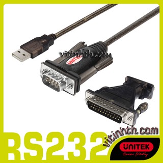 LT098 Chuyển đổi USB sang RS232 (nối tiếp / DB9F sang DB25M) - THComputer Q11