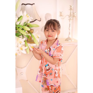 COM BO 3 bộ Bộ Pijama Giá Sốc160k Cộc tay Cho Bé 5 Màu Siêu Đáng Yêu,mát lạnh và mịn màng. (2)