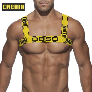 Dây đai đeo ngực CMENIN BS8101 co giãn thoáng khí 3 màu tùy chọn thời trang gợi cảm cho nam