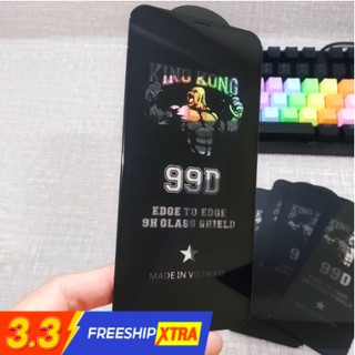 Cường Lực iPhone KingKong 99D 💎 Kính Cường Lực Điện Thoại iPhone Full Màn Hình Giá Rẻ Chất Lượng Cao