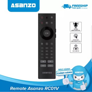 Remote tìm kiếm giọng nói kiêm chuột bay Asanzo (tiện dụng, học lệnh IR, cổng cắm USB) Hàng Chính Hãng
