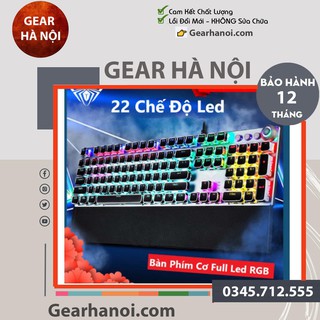 [ Ảnh Thật + Video ] Bàn Phím Cơ Chơi Game FZ508 Pro Full Size 104 Phím Led RGB , Dùng Cho Máy Tính , Laptop