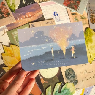 In Postcard (Bưu thiếp - Thiệp Handmade) Theo Yêu Cầu - Có Sẵn Mặt Viết Lời Chúc - Mặt Ảnh Có Cán