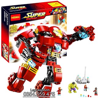 Bộ Lego Xếp Hình Ninjago Người Sắt - Robot Iron Man. Gồm 248 chi tiết. Lego Ninjago Lắp Ráp Đồ Chơi Cho Bé.