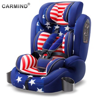 Ghế ngồi ô tô cho bé CarMind US Thương Gia Business họa tiết cờ Mỹ - King's Garden