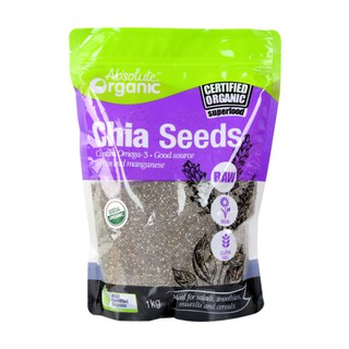 Hạt Chia Seed Úc Absolute Organic túi 1kg - Hàng Chuẩn