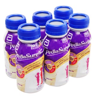 Sữa nước pha sẵn Pediasure lốc 6 chai 237ml cho trẻ biếng ăn_Subaby