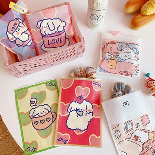 Túi giấy mini đựng scrunchies, quà tặng, văn phòng phẩm, bánh kẹo in hình dễ thương