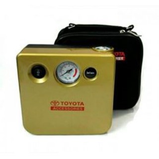 Bơm lốp ô tô Toyota Accessories (máu đồng-có đèn)