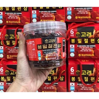 Sâm Lát Tẩm Mật Ong Hàn Quốc Hộp Nhựa 200 gram