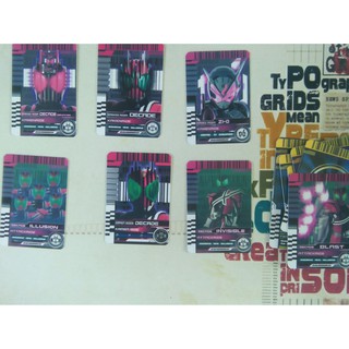 Card Kamen Rider Full Decade và 1 thẻ Zi-O - KamiShop - Kamen Rider Card