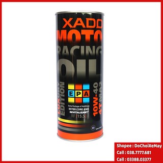 [Rẻ Vô Địch] Nhớt XADO Racing 10W40 1L chính hãng . DoChoiXeMay