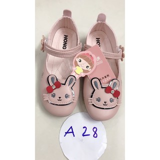 Giày búp bê thỏ hồng bé gái, giày búp bê tiểu thư, giày bé gái A28 (1)