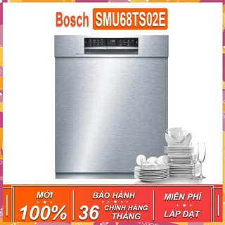 Máy rửa bát âm tủ Bosch SMU68TS02E - Seri 6 TGB , dung tích rửa 13 bộ chén bát ( Xuất sứ Đức - Phân Phối Chính Hãng ).