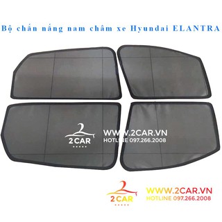 Bộ rèm che nắng chắn nắng nam châm xe Hyundai Elantra 2016-2021