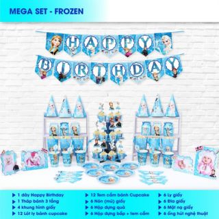(MEGA) Set sinh nhật công chúa elsa