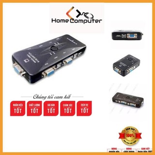Bộ chia KVM Switch USB 1 ra 2, 1 ra 4. bảo hành 6 tháng Home Computer