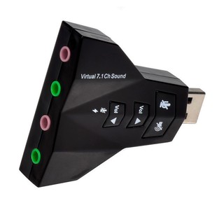 Card âm thanh hình máy bay USB Sound 7.1
