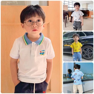 IAT32 Size90-130 (9-27kg) Áo thun cotton cộc tay cho bé xiliba Freeship Hàng Quảng Châu Thời trang trẻ em