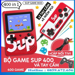 [⚡XẢ KHO HÀNG HÈ⚡] MÁY CHƠI GAME SUP BOX 400 IN 1 PLUS TẶNG 1 TAY CẦM HỖ TRỢ 2 NGƯỜI CHƠI